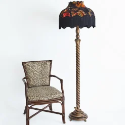 ARTEMIS Velvet Isabella Lampshade - Black
