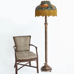 ARTEMIS Velvet Isabella Lampshade - Petrol