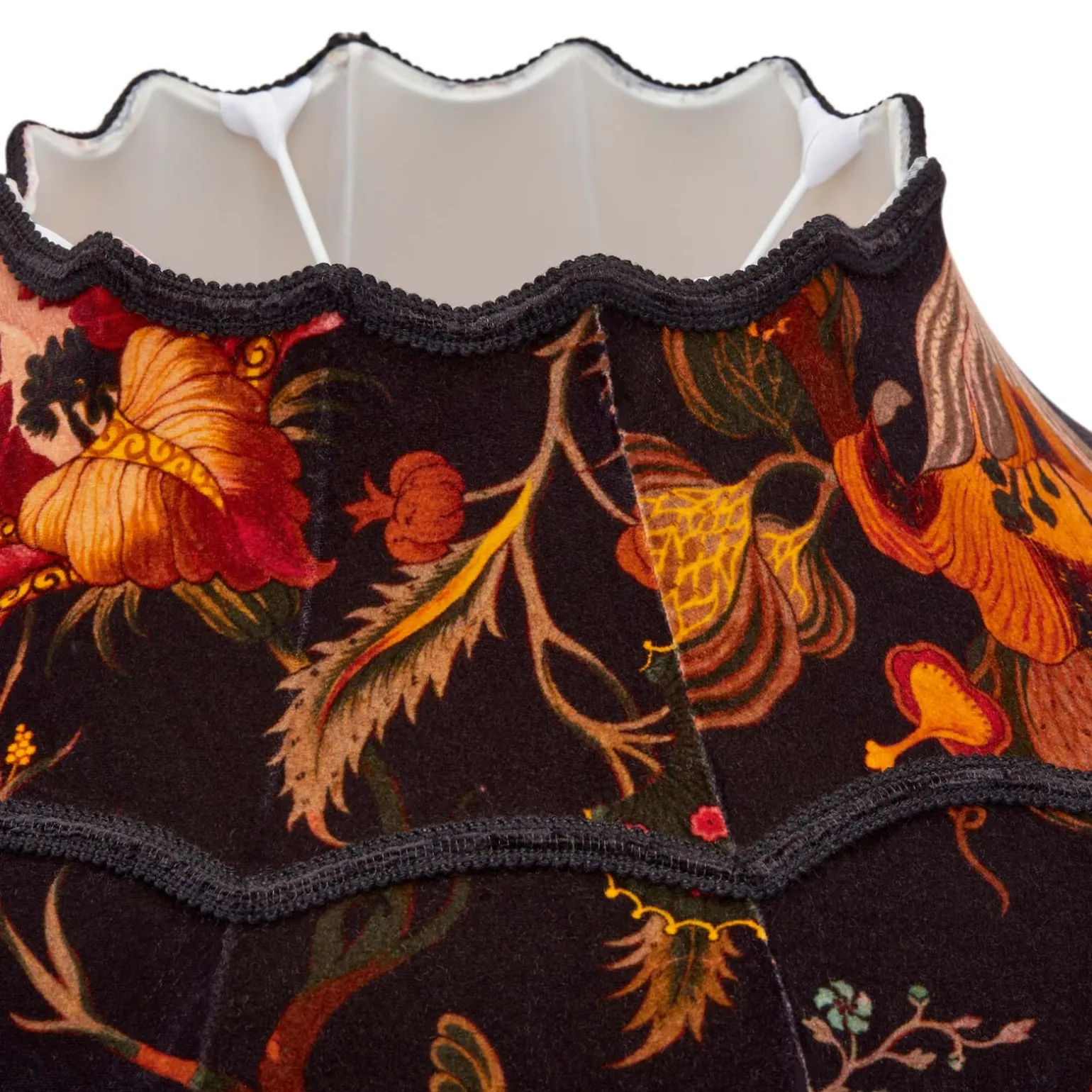 ARTEMIS Velvet Isabella Lampshade - Black