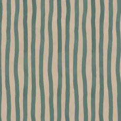 ARTIST'S STRIPE Wallpaper - Euphorbia & Alabaster