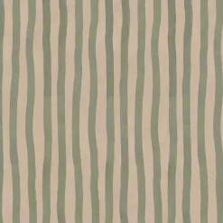 ARTIST'S STRIPE Wallpaper - Sap & Alabaster