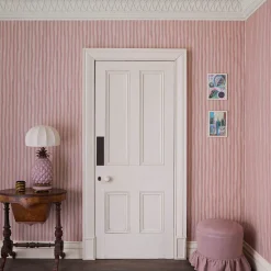 ARTIST'S STRIPE Wallpaper - Sakura & Astrantia