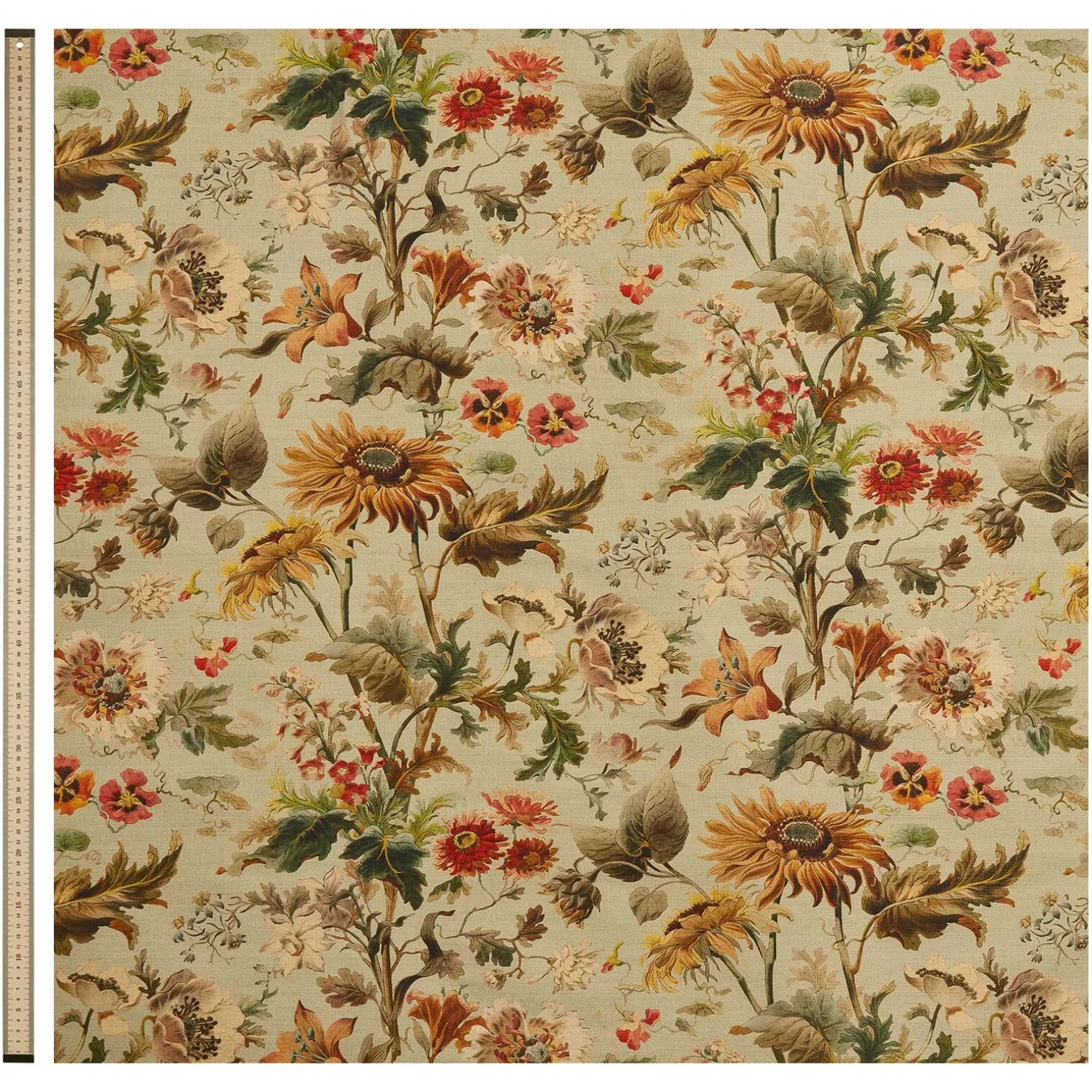 AVALON Cotton Linen Curtain - Apple