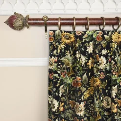 AVALON Velvet Curtain - Noir