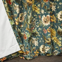 AVALON Velvet Curtain - Petrol