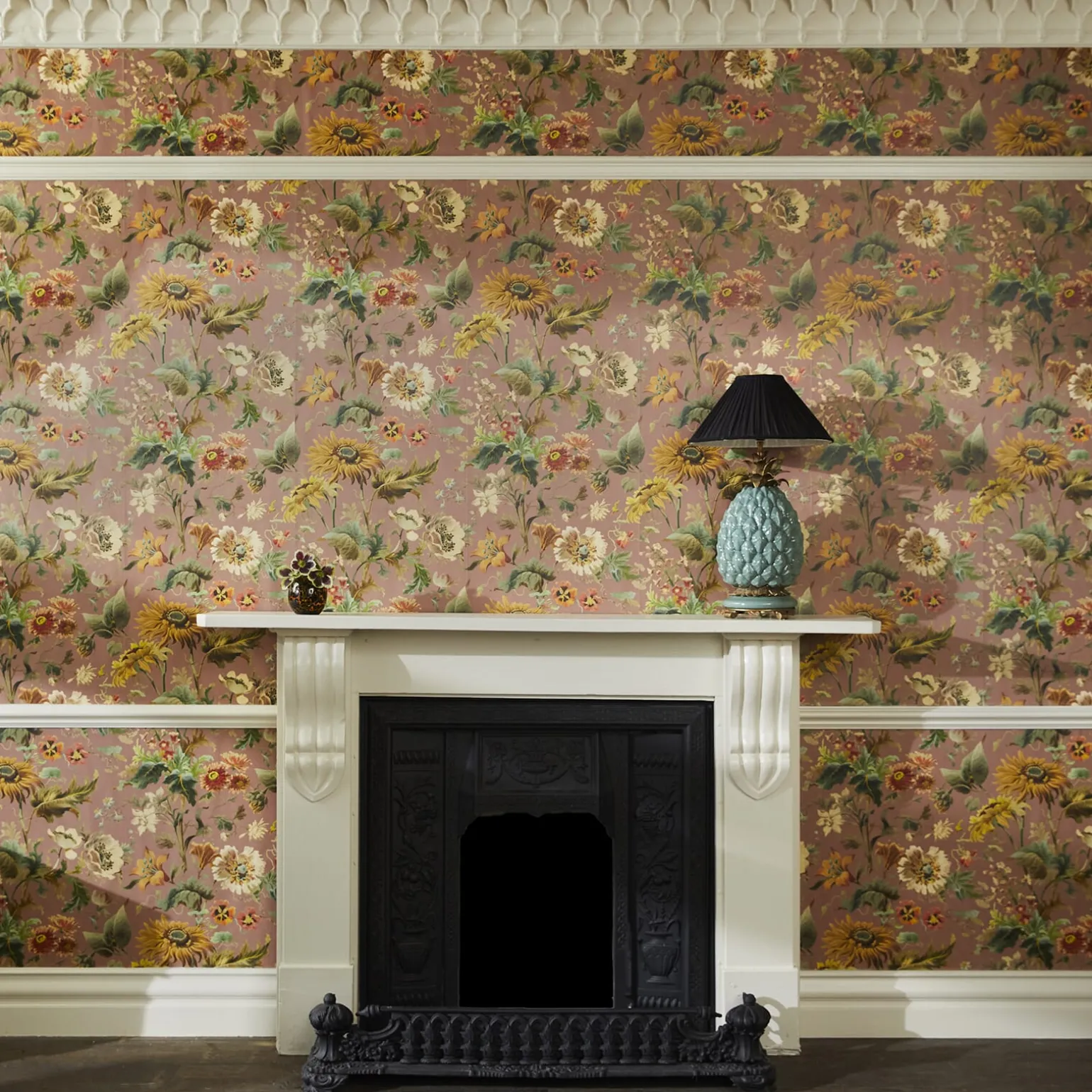 AVALON Wallpaper - Puce Pink