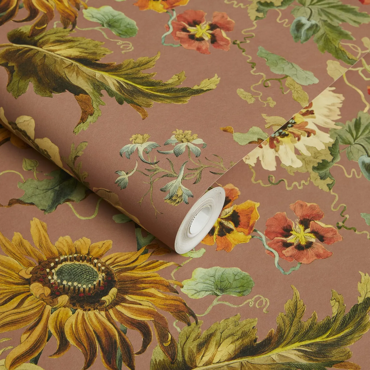 AVALON Wallpaper - Puce Pink