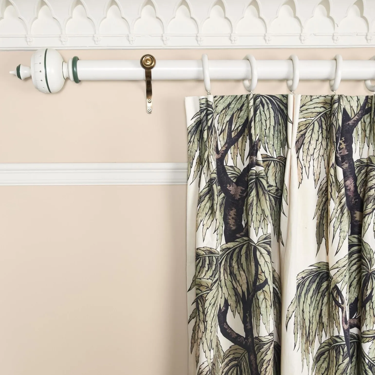 BABYLON Cotton Linen Curtain - Papyrus / Willow