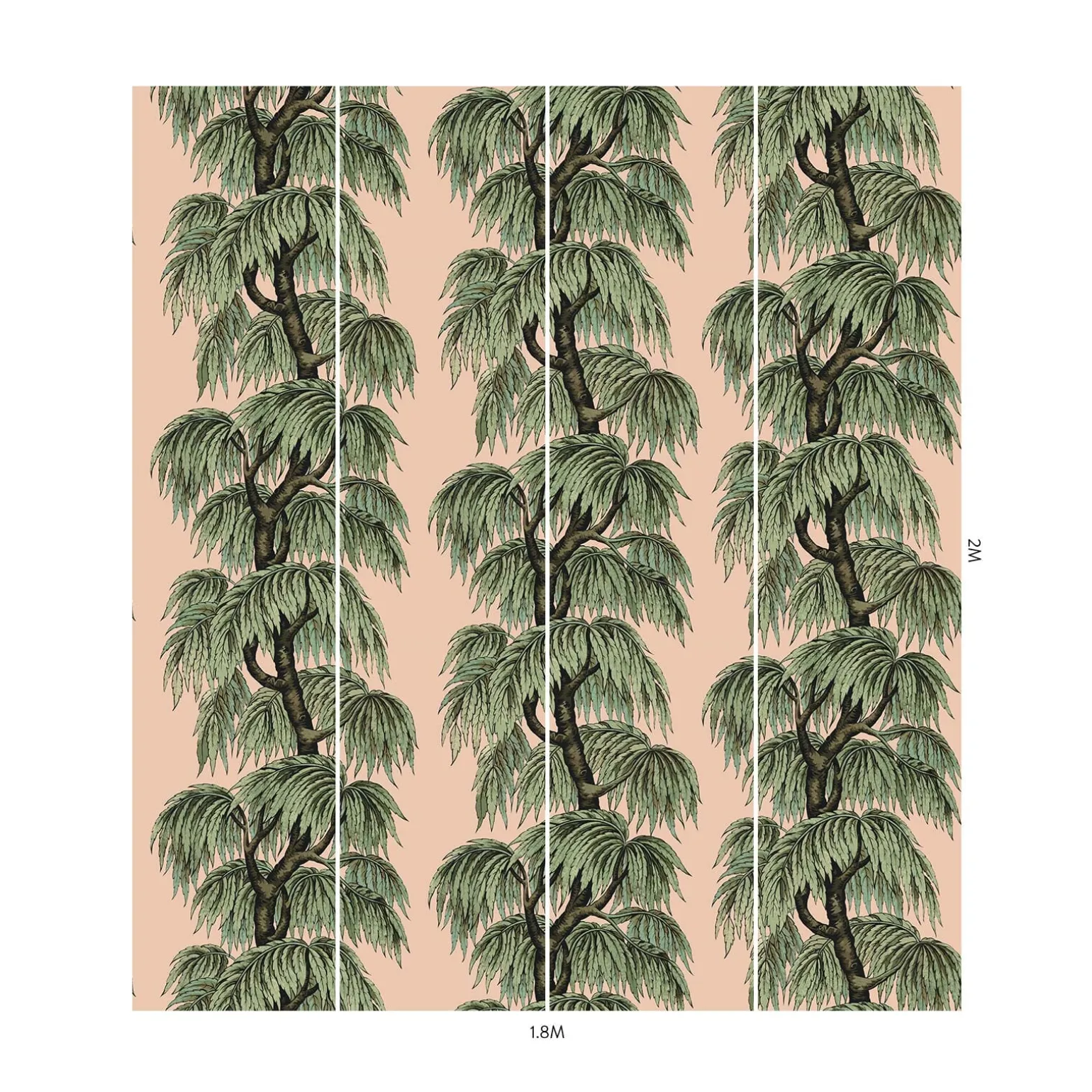 BABYLON Wallpaper Blush / Willow