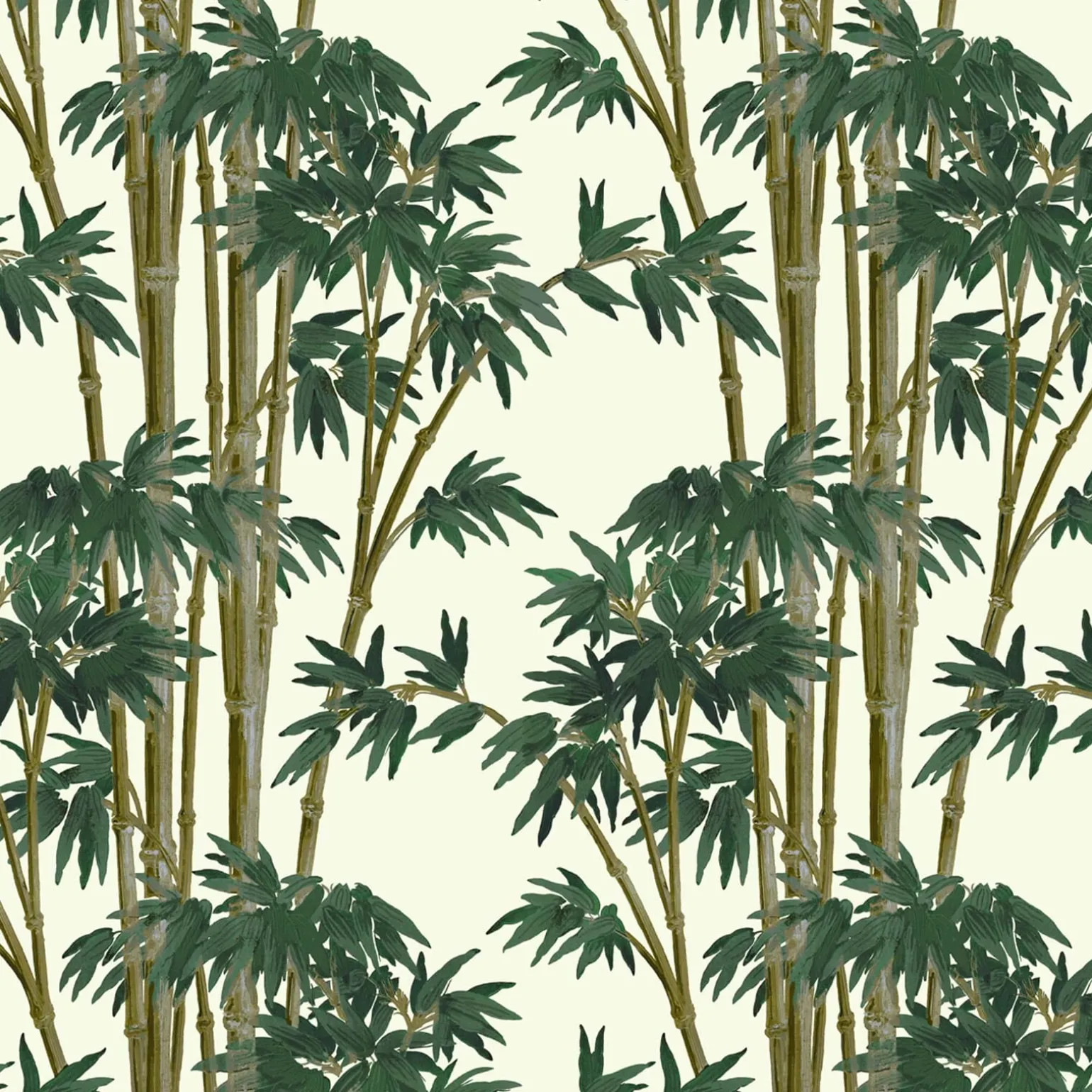BAMBUSA Wallpaper - Antique White