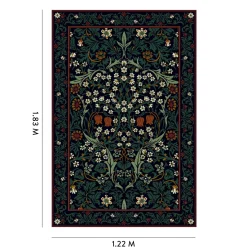 BLACKTHORN Rug - Petrol