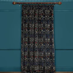 BLACKTHORN Velvet Curtain - Teal