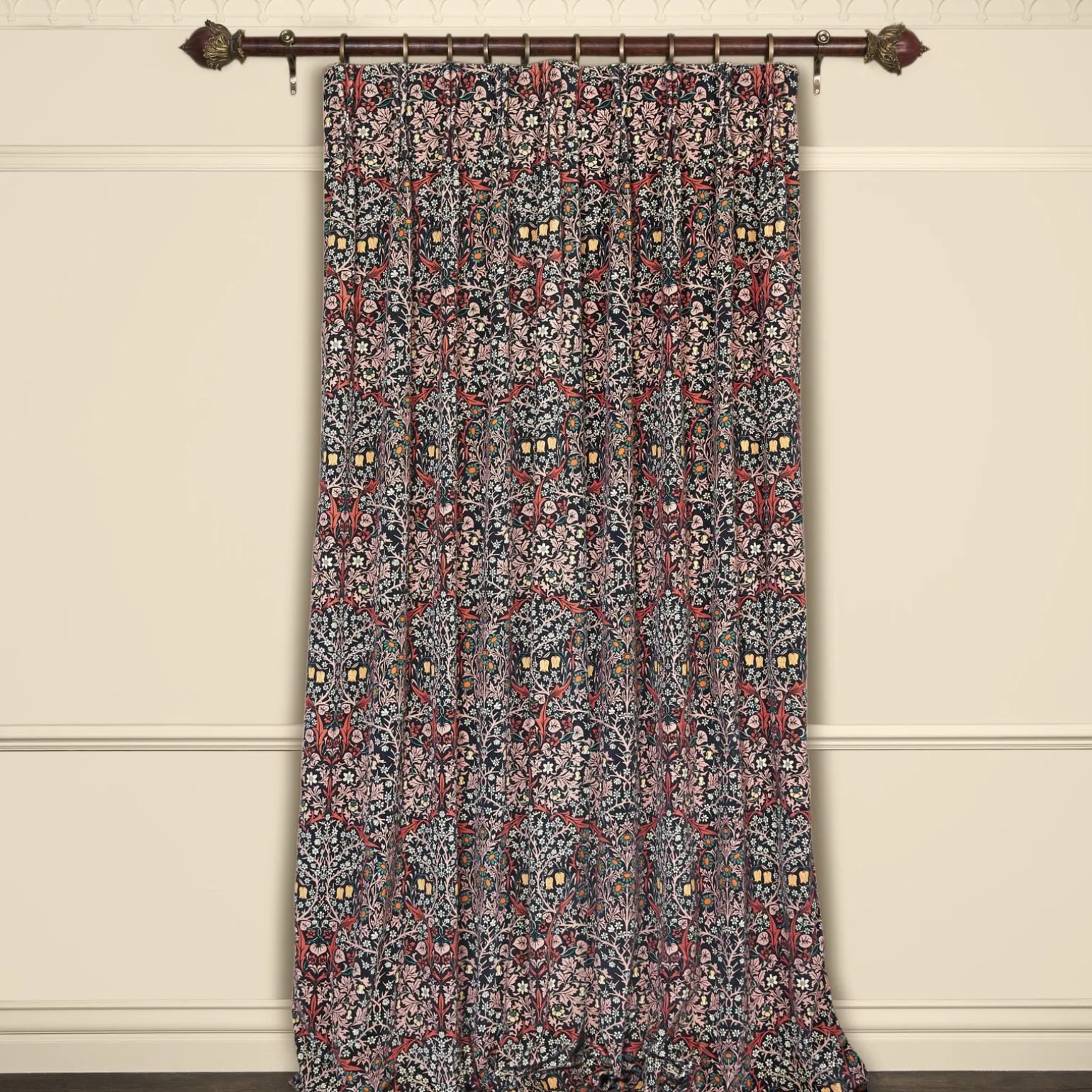BLACKTHORN Velvet Curtain - Tourmaline