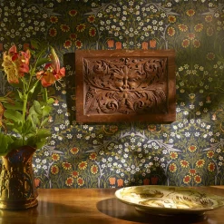 BLACKTHORN Wallpaper - Billiard Green