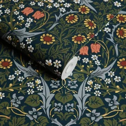 BLACKTHORN Wallpaper - Billiard Green
