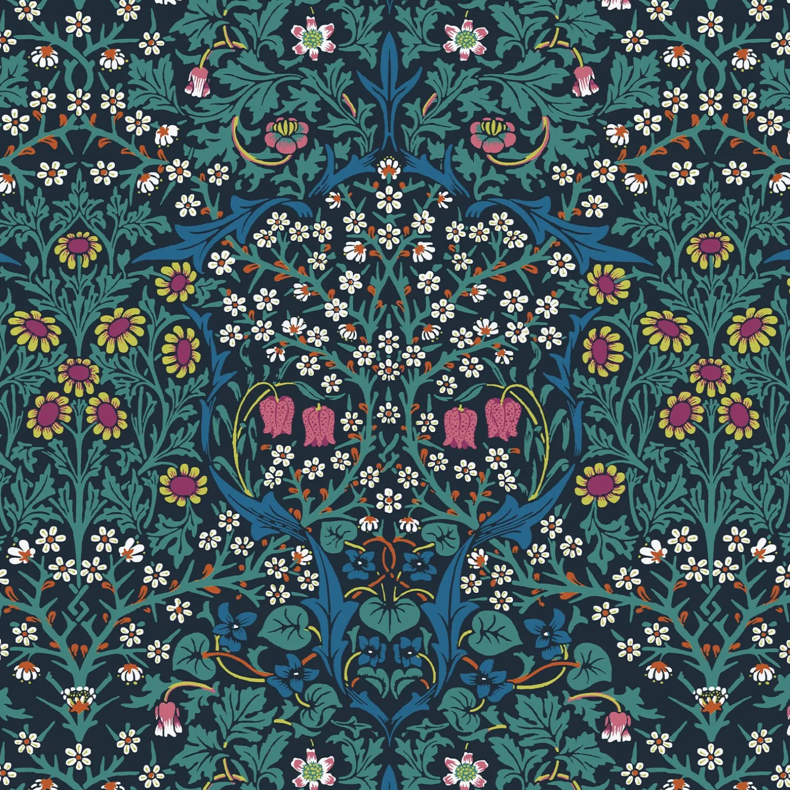BLACKTHORN Wallpaper - Emerald