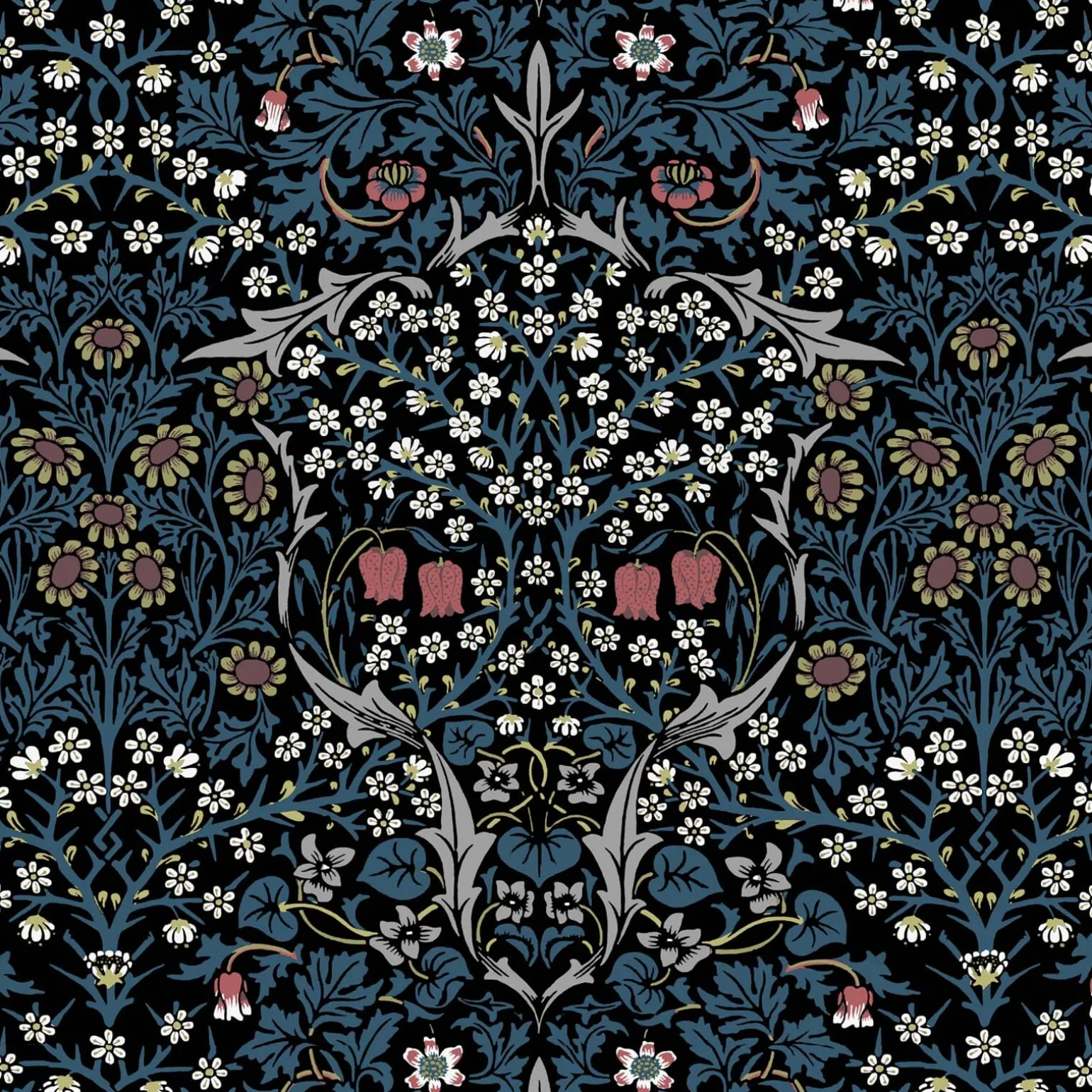 BLACKTHORN Wallpaper - Teal