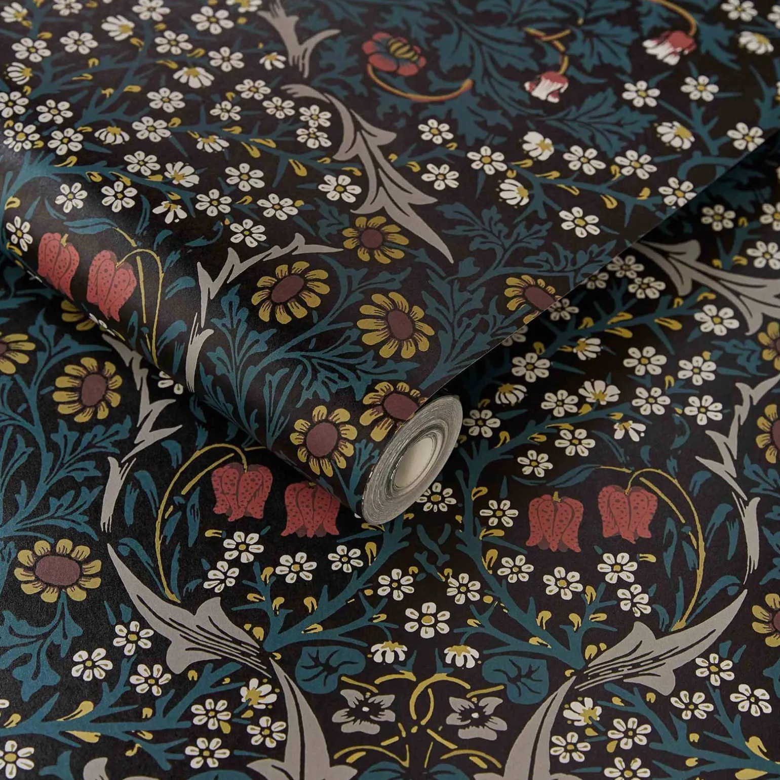 BLACKTHORN Wallpaper - Teal