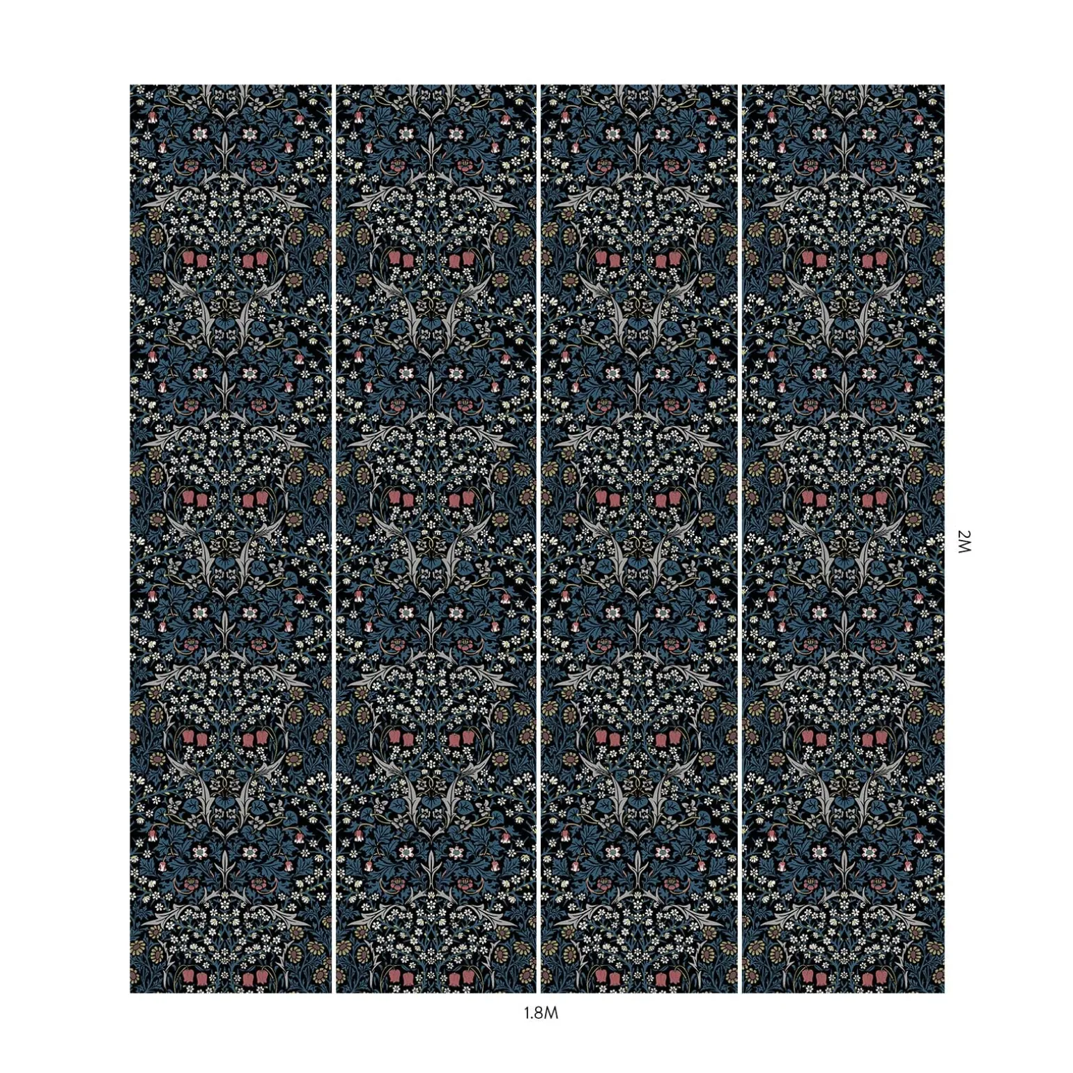 BLACKTHORN Wallpaper - Teal