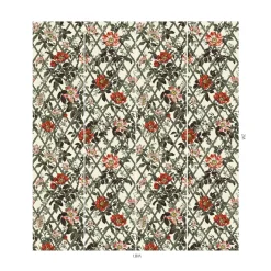 BRYHER ROSE Wallpaper - Cinnabar