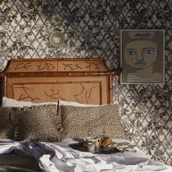 BRYHER ROSE Wallpaper - Lapis Blue