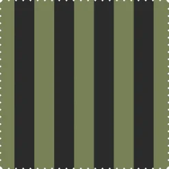 CAMELOT STRIPE Jacquard - Verdigris and Noir