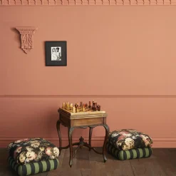 CAMELOT STRIPE Jacquard - Verdigris and Noir