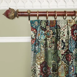CASPAR Velvet Curtain - Forest