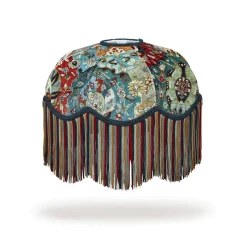 CASPAR Velvet Tilia Lampshade - Forest
