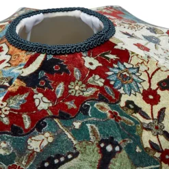 CASPAR Velvet Tilia Lampshade - Forest