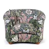 COMPTON Cotton Linen Vesper Chair - Onyx