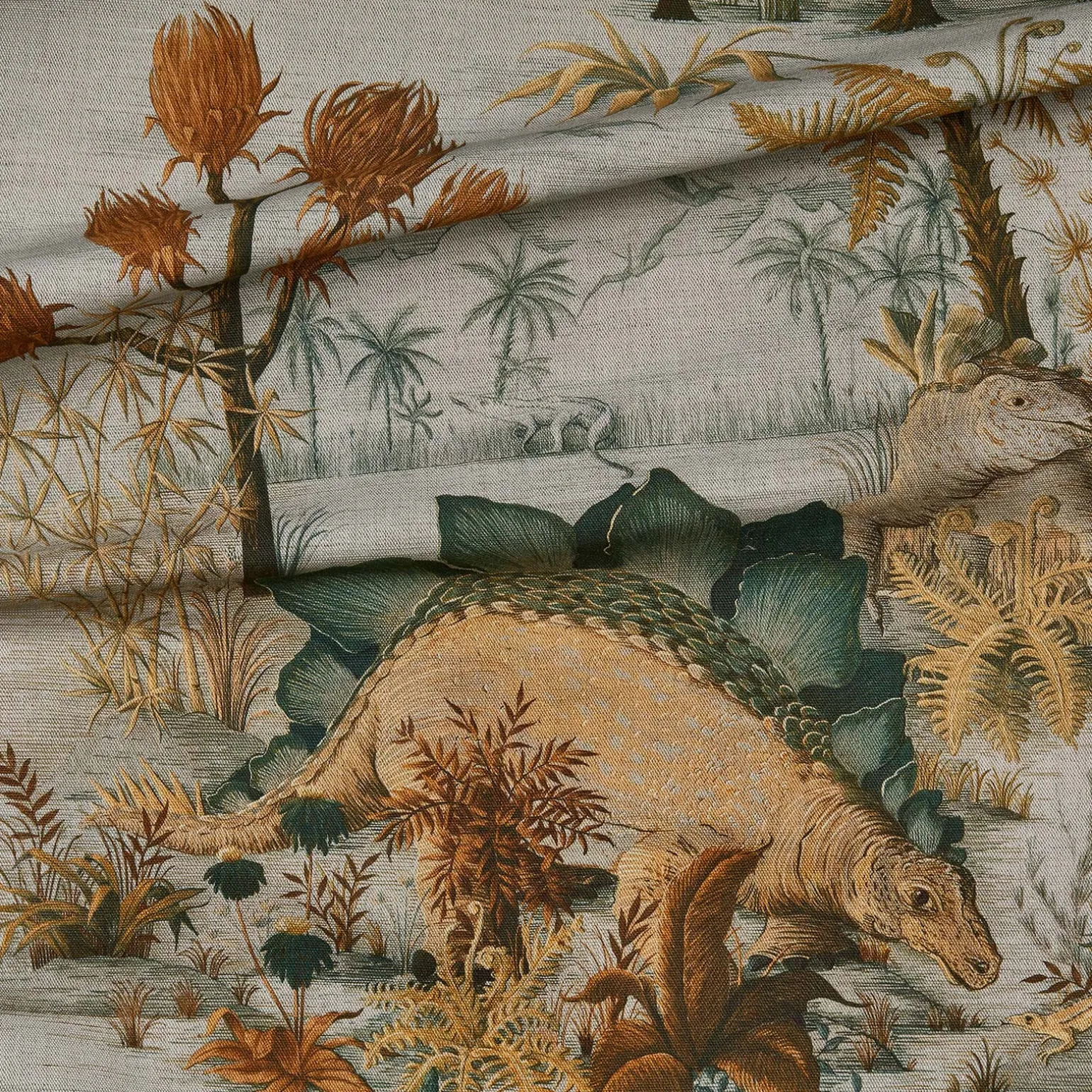 DINOSAURIA Cotton Linen Blind - Dusk