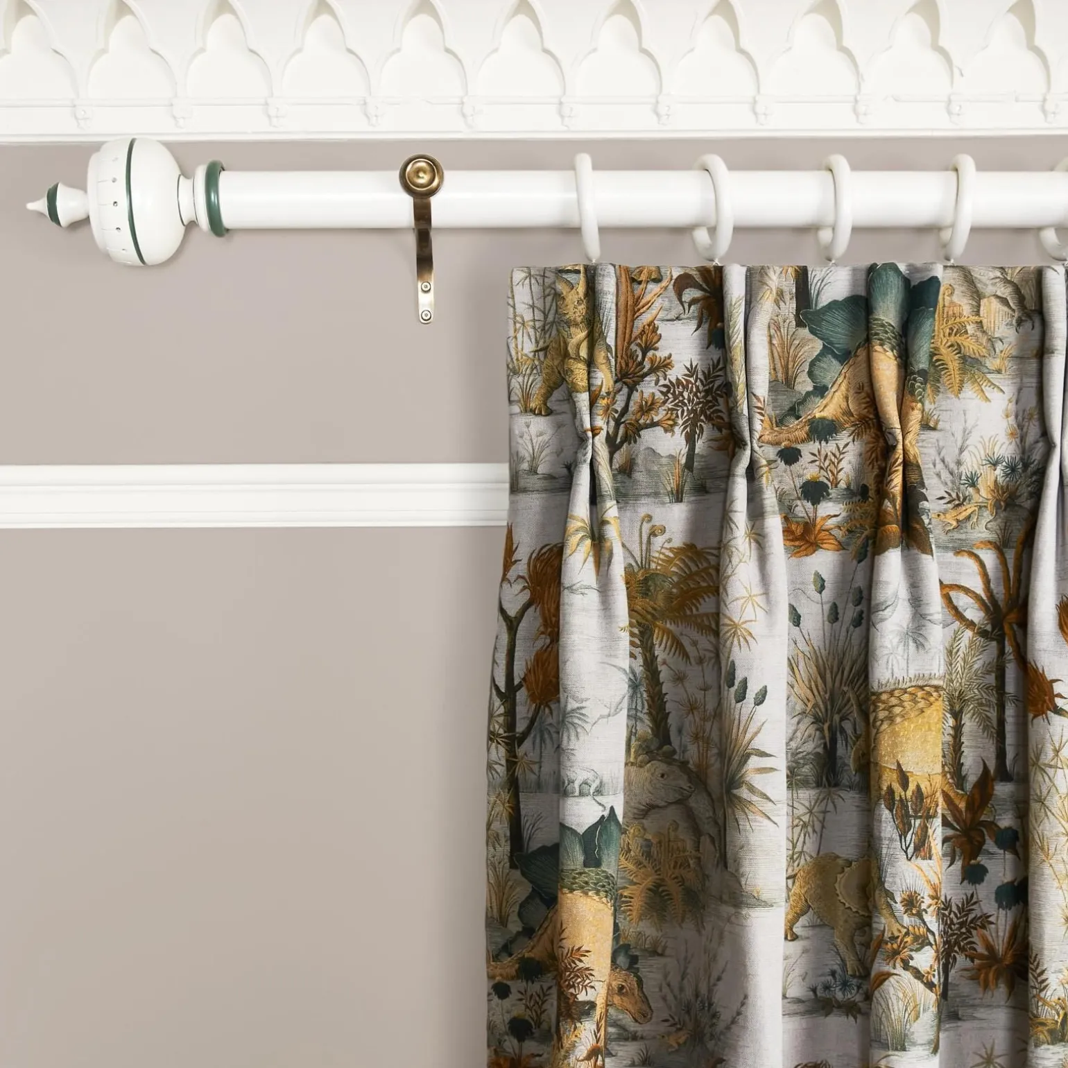 DINOSAURIA Cotton Linen Curtain - Dusk