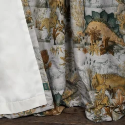 DINOSAURIA Cotton Linen Curtain - Dusk