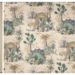DINOSAURIA Cotton Linen Curtain - Ecru