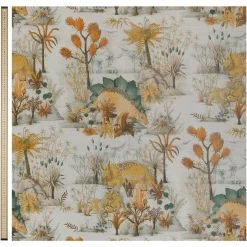 DINOSAURIA Cotton Linen Curtain - Dusk