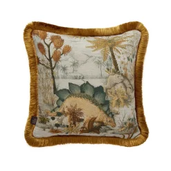 DINOSAURIA Medium Fringed Cotton Linen - Dusk