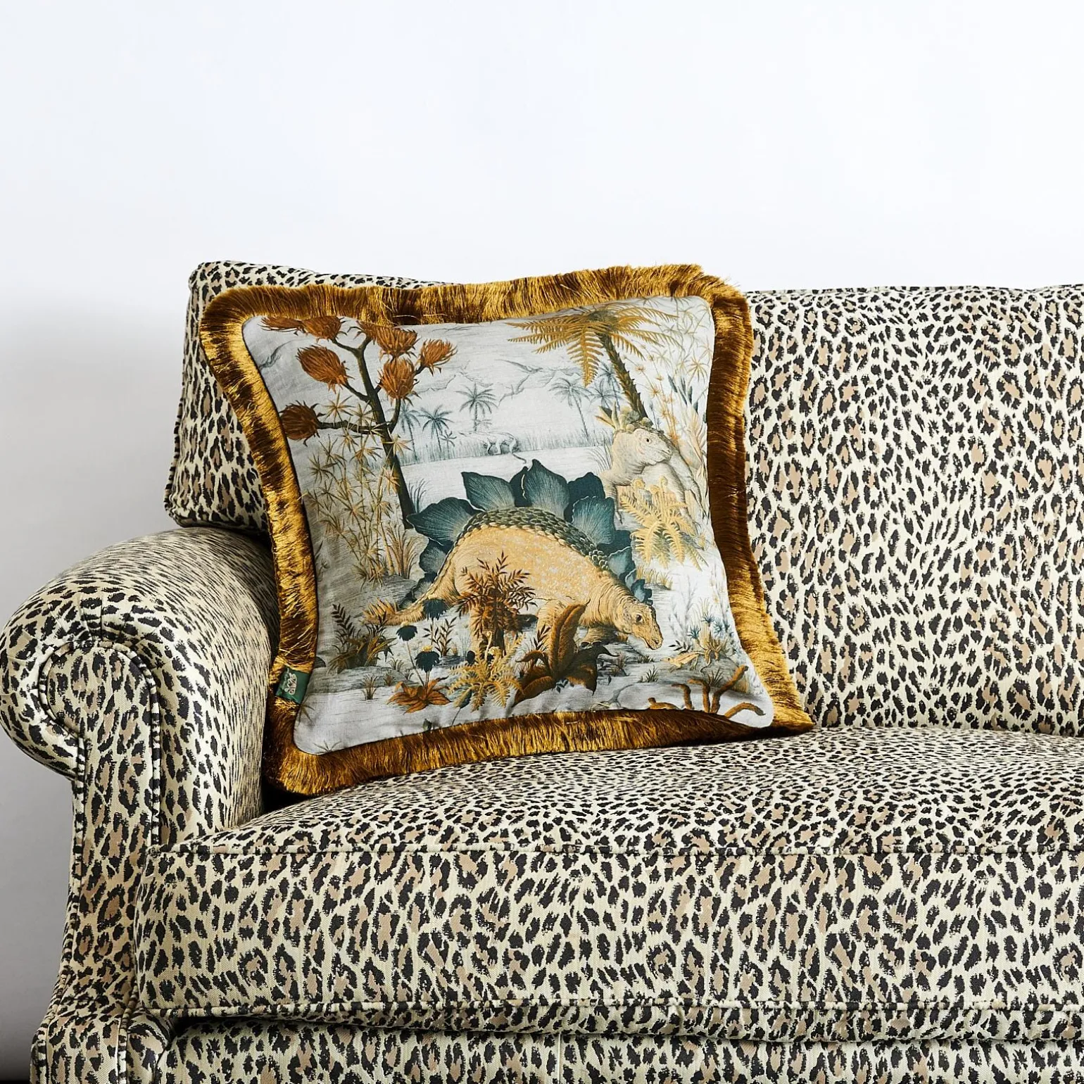 DINOSAURIA Medium Fringed Cotton Linen - Dusk