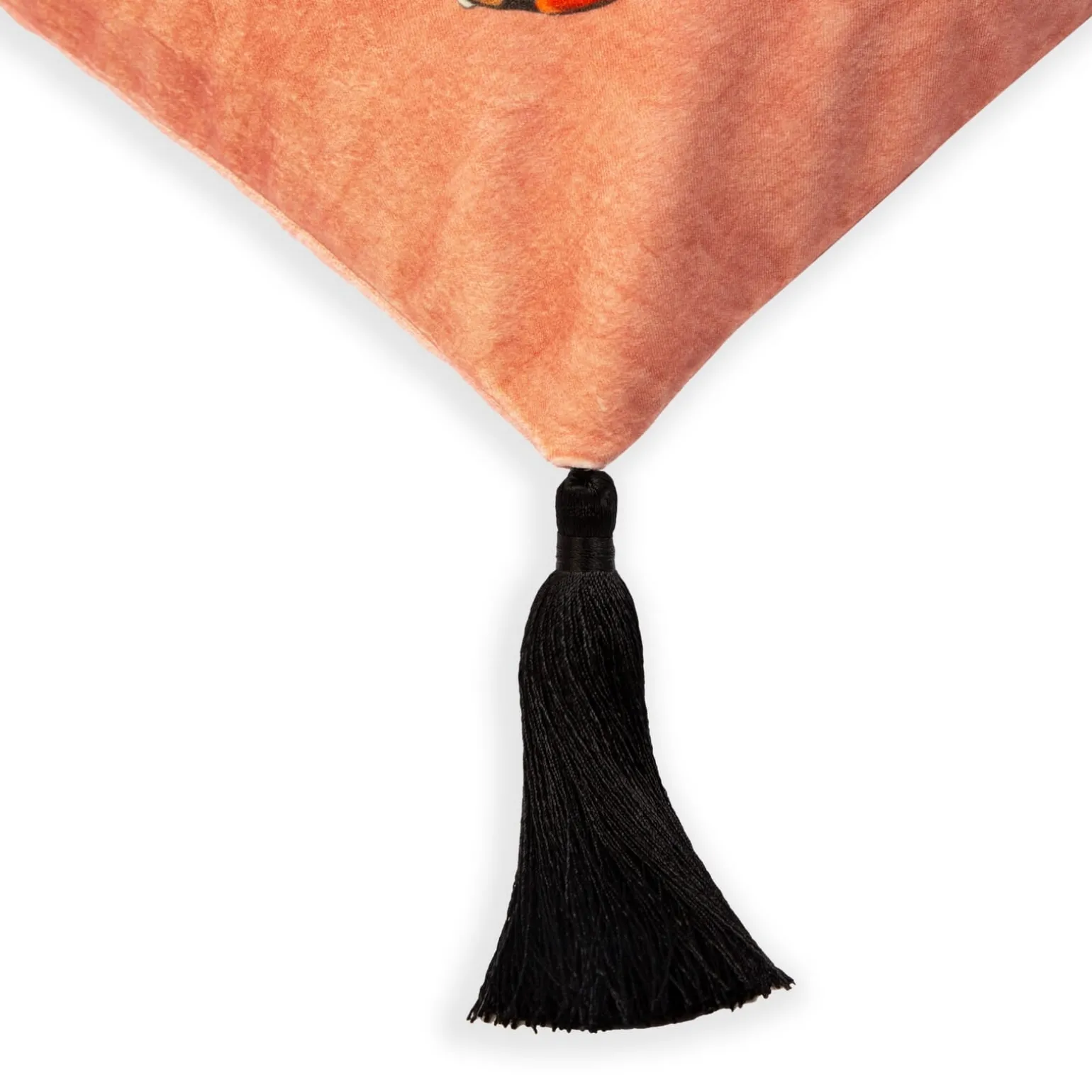 DODO Medium Velvet Tassel Cushion - Tourmaline