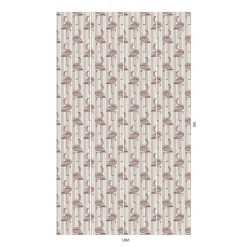 FLAMBOYANCE Wallpaper - Off White & Macaroon Pink
