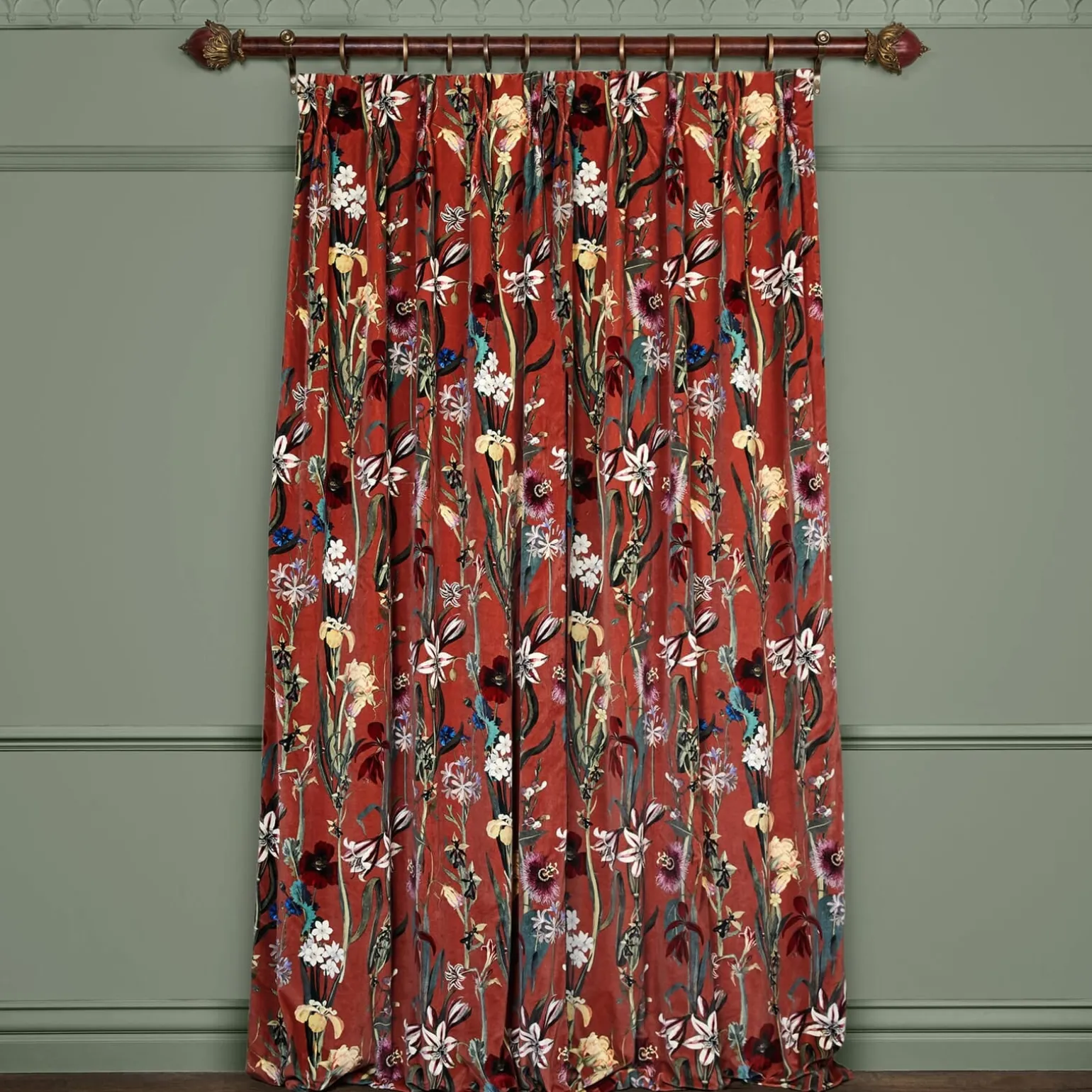 FLORA DELANICA Curtain - Clay