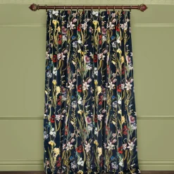 FLORA DELANICA Velvet Curtain - Midnight