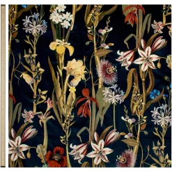 FLORA DELANICA Velvet Curtain - Midnight