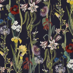 FLORA DELANICA Wallpaper - Midnight