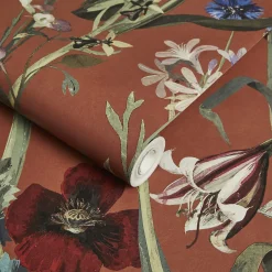 FLORA DELANICA Wallpaper - Clay