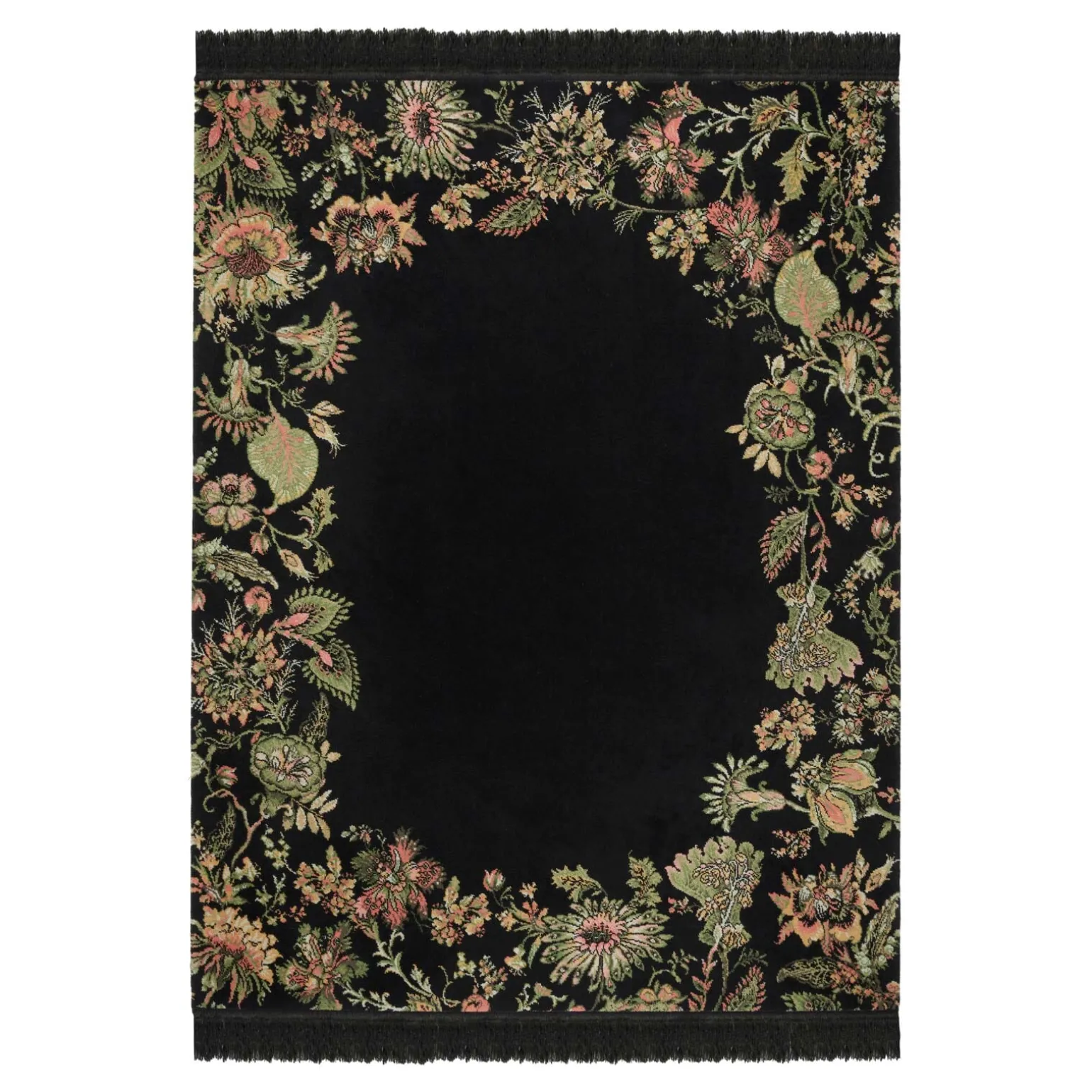 FLORA FANTASIA Rug - Noir