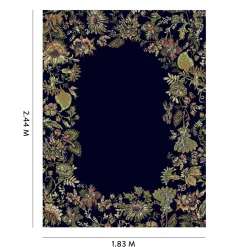 FLORA FANTASIA Rug - Noir
