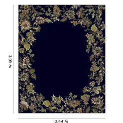 FLORA FANTASIA Rug - Noir