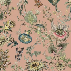 FLORA FANTASIA Wallpaper - Bisque Pink