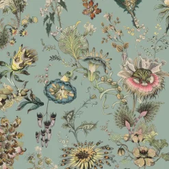 FLORA FANTASIA Wallpaper - Sky Blue